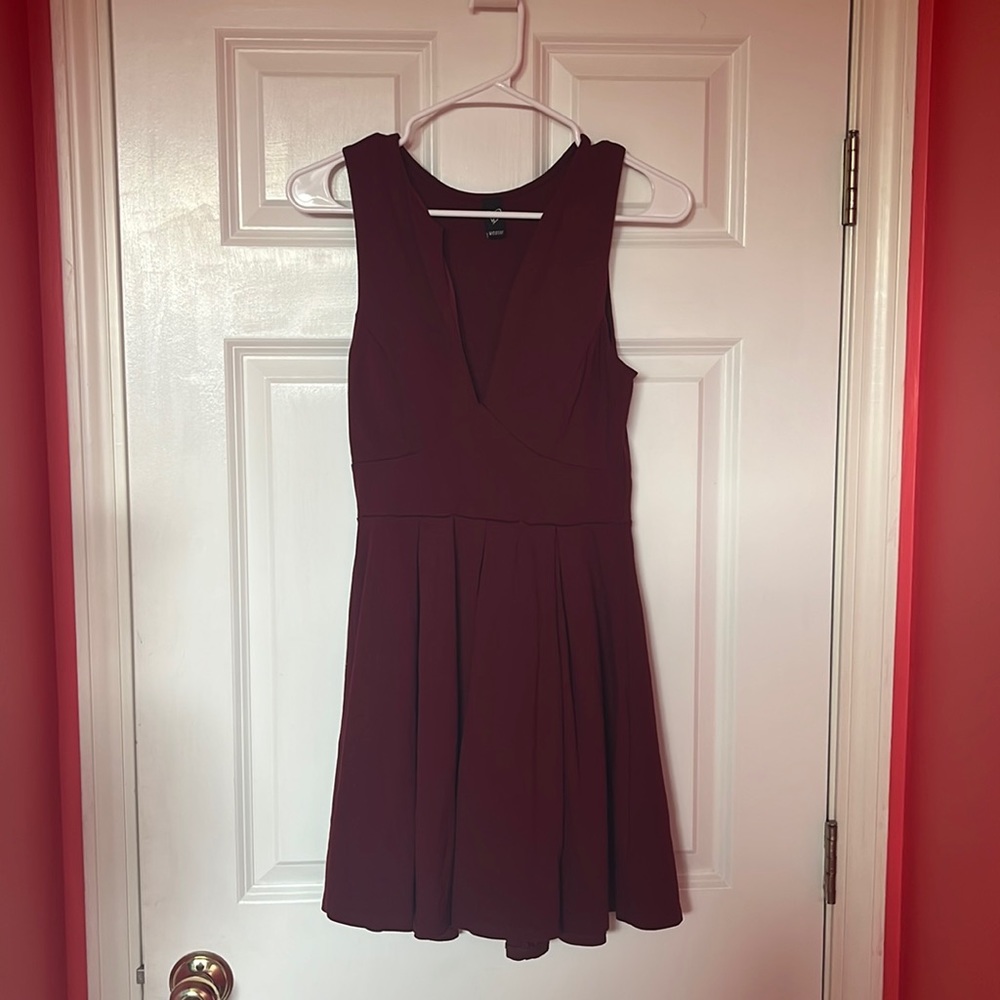 Dark Red Dress